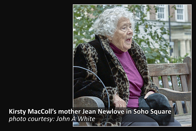 Kirsty MacColl's mother Jean Newloeve Image