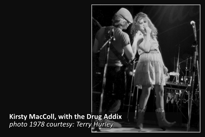 Kirsty MacColl with Drug Addix Image